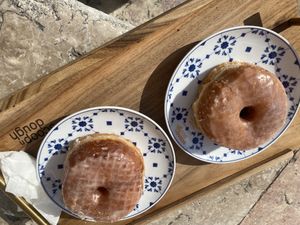 Glazed ring doughnut   at Scoop 'n Dough in Lisbon