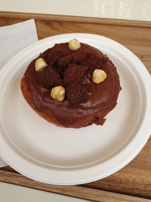 chocolate hazelnut at Scoop 'n Dough in Lisbon