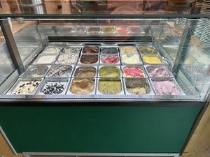 All vegan ice creams so you can choose any.   at Scoop 'n Dough in Lisbon
