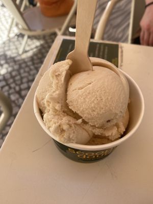 Cookie dough and brownie   at Scoop 'n Dough in Lisbon
