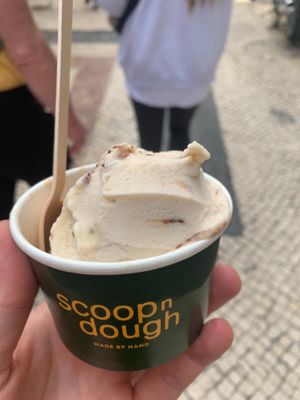 Cookie Dough Ice cream at Scoop 'n Dough in Lisbon