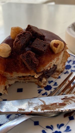 Chocolate hazelnut (inside)  at Scoop 'n Dough in Lisbon