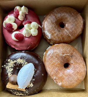 Donuts are so yummy!!  at Scoop 'n Dough in Lisbon