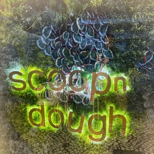 Window #Veganuary at Scoop 'n Dough in Lisbon