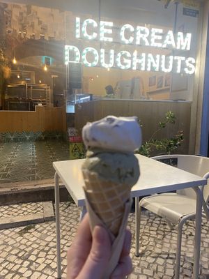   at Scoop 'n Dough in Lisbon