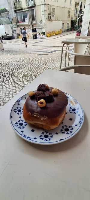 Chocolate hazelnut at Scoop 'n Dough in Lisbon