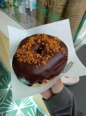 Belgiam Chocolate-covered deliciousness at Scoop 'n Dough in Lisbon