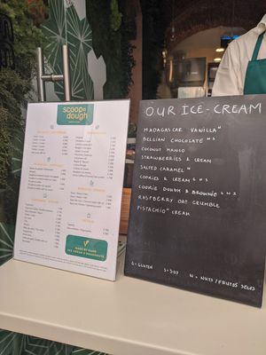 Menu - June 2020 at Scoop 'n Dough in Lisbon