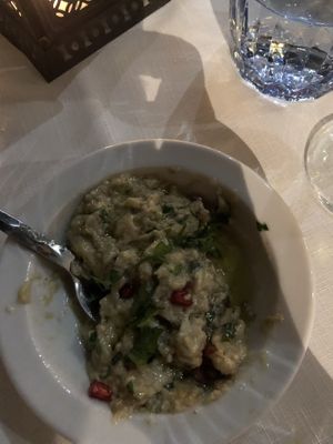 Baba ganoush (already half way through) at The Marrakech in Paphos