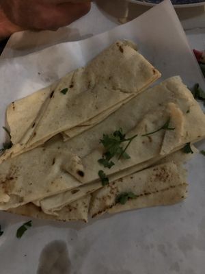 Lebanese bread at The Marrakech in Paphos