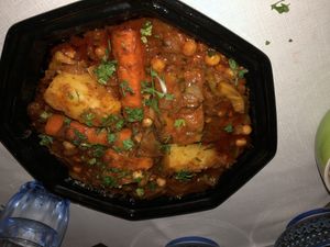 Vegetable tagine at The Marrakech in Paphos