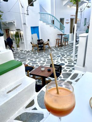   at Healthylicious in Mykonos
