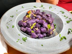 Gnocchis at Healthylicious in Mykonos