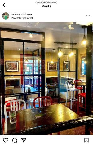 Another view of the restaurant. 🌞 at IVANOPOBLANO in London