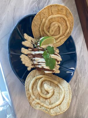 The vegan Bean & Salsa Dip.  at IVANOPOBLANO in London