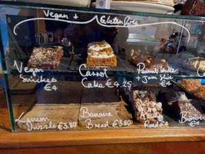Vegan baked goods at Myo in Cork