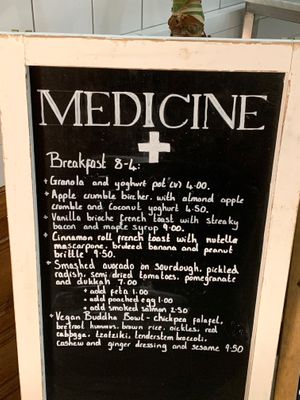 Chalkboard 1 upstairs at Medicine in Birmingham