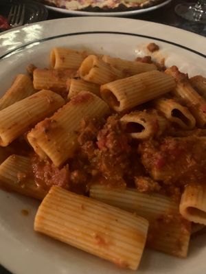 Rigatoni bolognese👌🏽  at Bella's in Tampa
