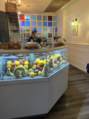 Counter as you enter  at Rosemary in Rome