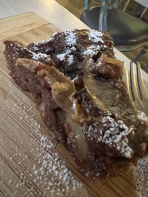Pear breakfast cake  at Rosemary in Rome