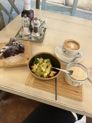 Vegan breakfast  at Rosemary in Rome