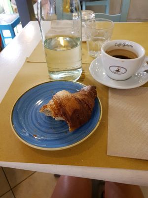 Vegan croissant at Rosemary in Rome