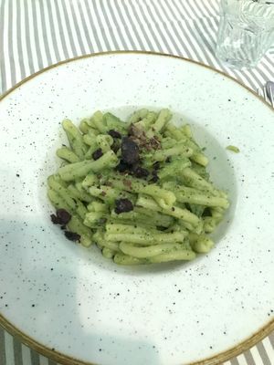 broccoli pasta at Rosemary in Rome