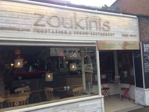 Zoukinis entrance at Zoukinis in Bournemouth
