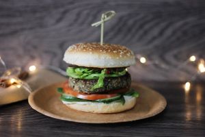 Бургер "Стиф-Фиш" с Морской котлетой. at Yellow SLON in Minsk