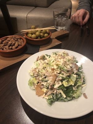 Jackfruit Caesar salad   at Novelli at City Quays in Belfast