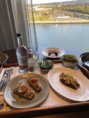 Room with a view and a nice meal    at Novelli at City Quays in Belfast