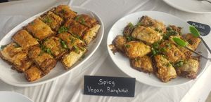 Spicy Vegan Raghifat at Oasis Restaurant and Catering in Pismo Beach