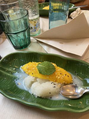 Mango desert 🥭 vegan 🌱   at Bangkok Cafe in Barcelona