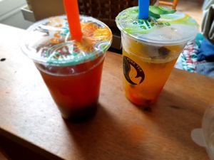 Buble tea, galaxy at Poketea in Paris