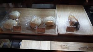 The white cream filled buns! at To.B Coffee in Jeonju