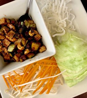 Vegan Lettuce Wraps at Thai Basil in Meridian