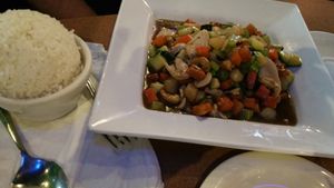 Lunch with friends. at Thai Basil in Meridian