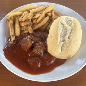 Vegan Currywurst  at Prost in Wichita