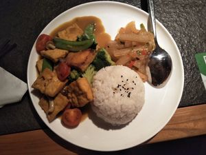 Vegetable and tofu curry. at In Soul Food in Shanghai