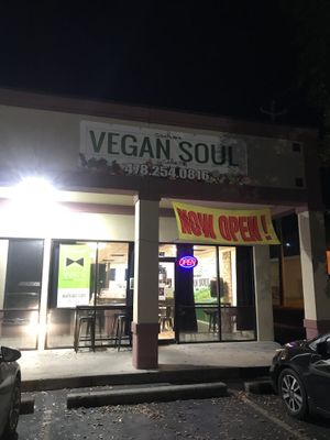 front at Southern Vegan Soul Cafe in Macon
