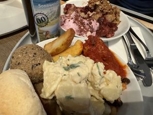 dinner  at Tibits - Gundeli in Basel