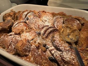 dessert w/ sweet bread  at Tibits - Gundeli in Basel