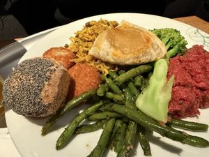 dinner  at Tibits - Gundeli in Basel