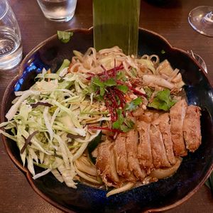 Phở Xào Sốt Me with vegan duck   at Bao Bao in Hamburg