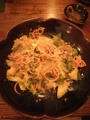 Fried turmeric rice with organic vegetables at Bao Bao in Hamburg