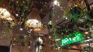 ceiling lamps at The Future is Up to You in Berlin