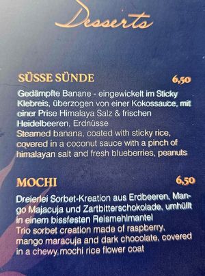 Desserts at The Future is Up to You in Berlin