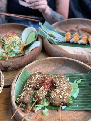 Sate skewers  at The Future is Up to You in Berlin