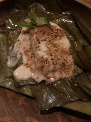 Banana dessert at The Future is Up to You in Berlin