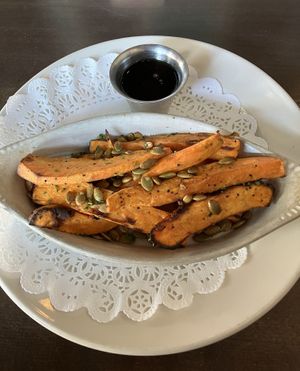 Veganized Sweet Potatoes Appetizer at Pizza Luce in Eden Prairie